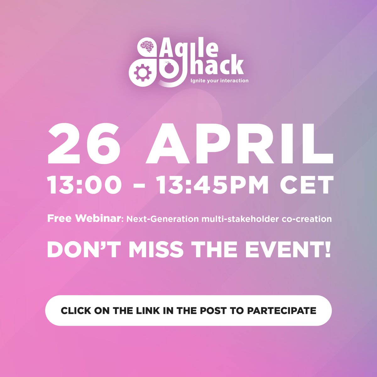 elmaresearch's tweet image. One week to go until our next webinar!
Join us on 26th April when Gregg Quy will outline Elma’s AgileHack approach to co-creation sessions. 
Register here to secure your spot: us06web.zoom.us/webinar/regist…
#leadingwithideas #Agilehack #insight #mrx #pharma #elmaresearch