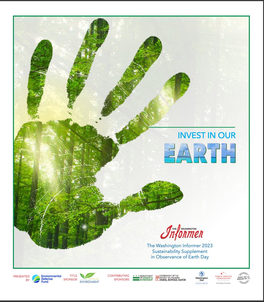 WashInformer's tweet photo. Hot off the press! 📰🚨Pick up your copy of this week's Washington Informer, available on newsstands across the DMV or the web at https://t.co/GM5dOiRbPk #BeInformed #EarthDay2023 #EarthMonth #GunControl #ClimateChange https://t.co/hFnqF5rEJ8