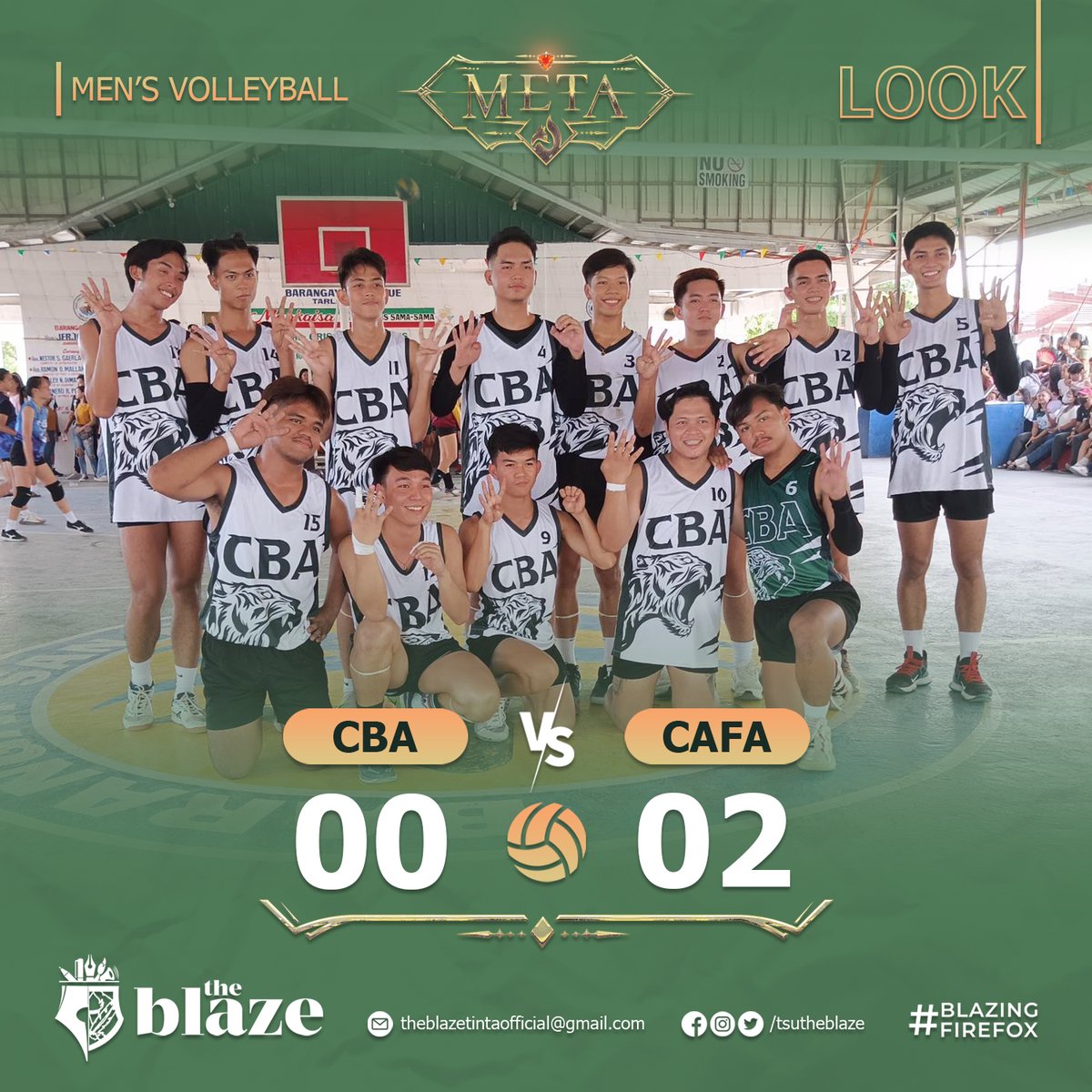 tsutheblaze's tweet photo. 𝐋𝐎𝐎𝐊 | CBA Green Tigers fails to leap in finals after being shut by CAFA Black Stallions https://t.co/Pc6mlGLx9x