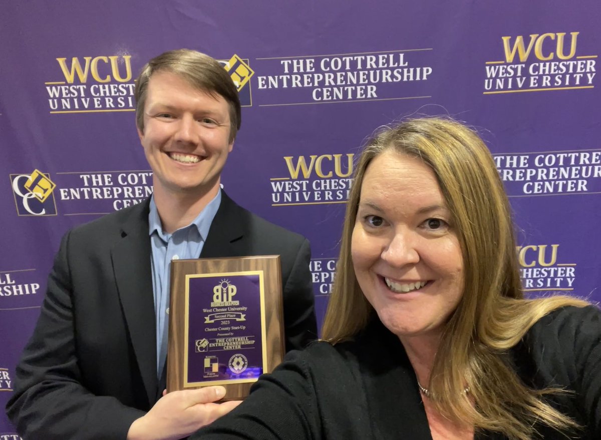 Great night of business idea pitching at the <a href="/WCUofPA/">West Chester University</a> Business Ideas Pitch event at Cottrell Entrepreneurship Center &amp; landed 2nd place in #startup track! The entrepreneurial energy &amp; excitement was inspiring! 

#startups #entrepreneurship #hardwarestartup #wcu #ev #climatetech