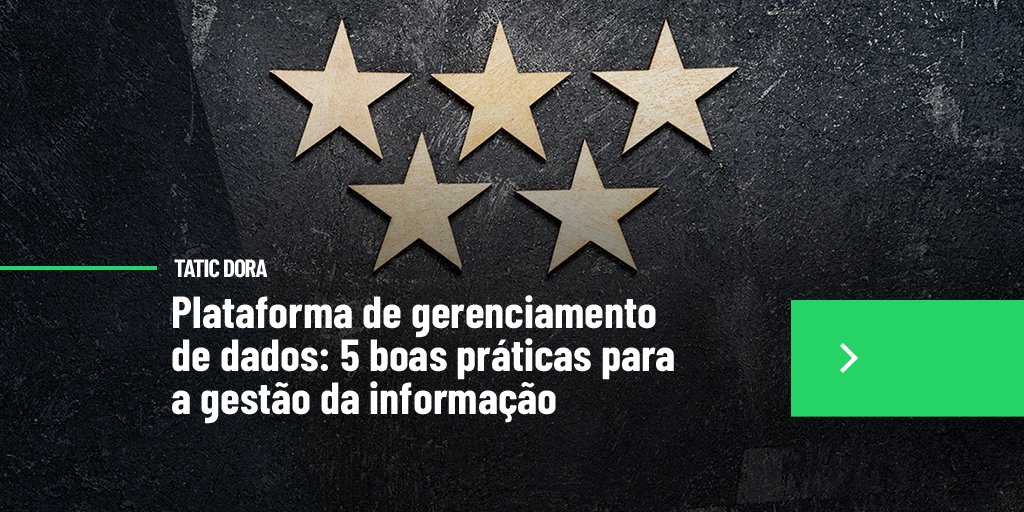 taticbr's tweet photo. Gestão da informação eficiente, segura e pautada nas exigências legais beneficia a empresa e a sua relação com os clientes. Uma boa plataforma de gerenciamento de dados é fundamental! Veja 5 boas práticas sobre o tema: https://t.co/q50QjpMWsy https://t.co/qzxqJpVowz