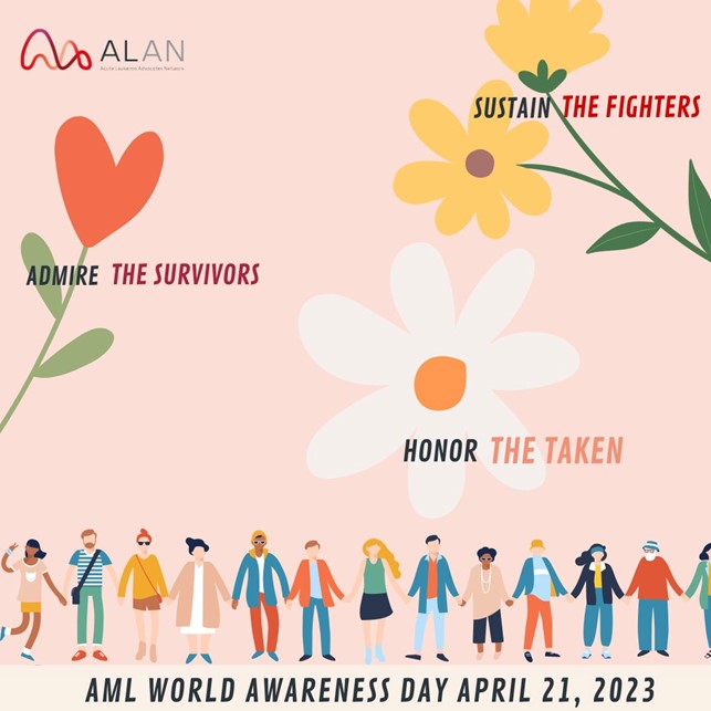 AcuteLeuk's tweet photo. Today is AML World Awareness Day. SUSTAIN the fighters, ADMIRE the survivors, HONOR the taken. #FIGHTAML #KNOWAML

#AMLWorldAwarenessDay #ALAN #Leukemia #BeleukemiaAware #FIghtAml #KnowAml #Together #Selfcare #beaware https://t.co/GGT2JwcP22