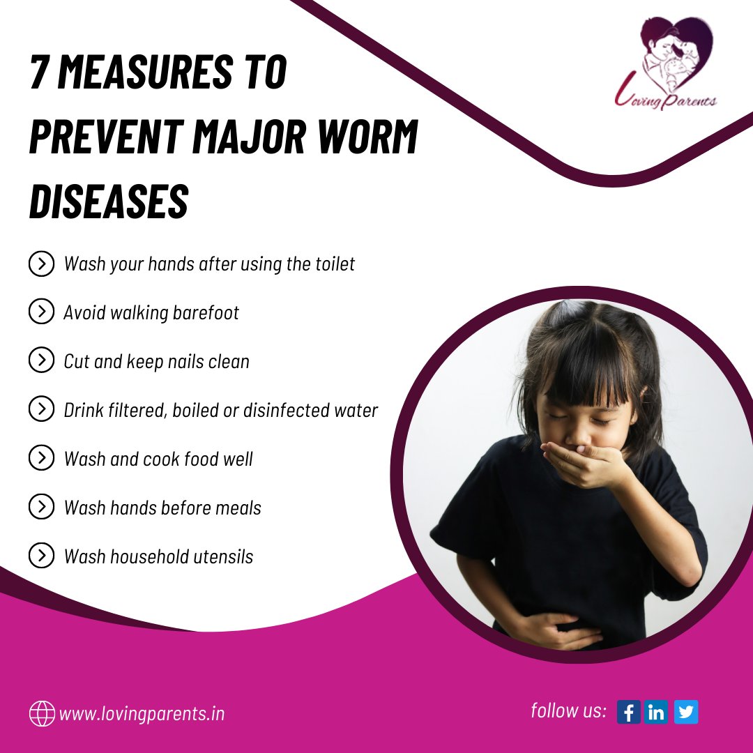 LovingParents3's tweet photo. Worm diseases are caused by parasites which are microorganisms that can enter the body, and cause disease, Read more: https://t.co/O6Xqa60rXj
#childcare #Parentlife #parenthood #parentinglife #parentingadvice #childproblem #summer2023 #worms #parentingtips #AishwaryaRaiBachchan https://t.co/0W9DjtSc1a