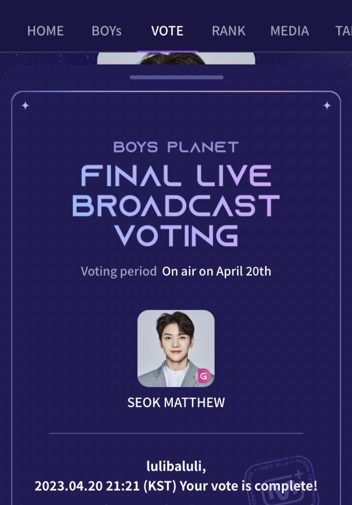 kwonmetaI's tweet image. GOOD LUCK MY BOY ! #Matthew1Pick