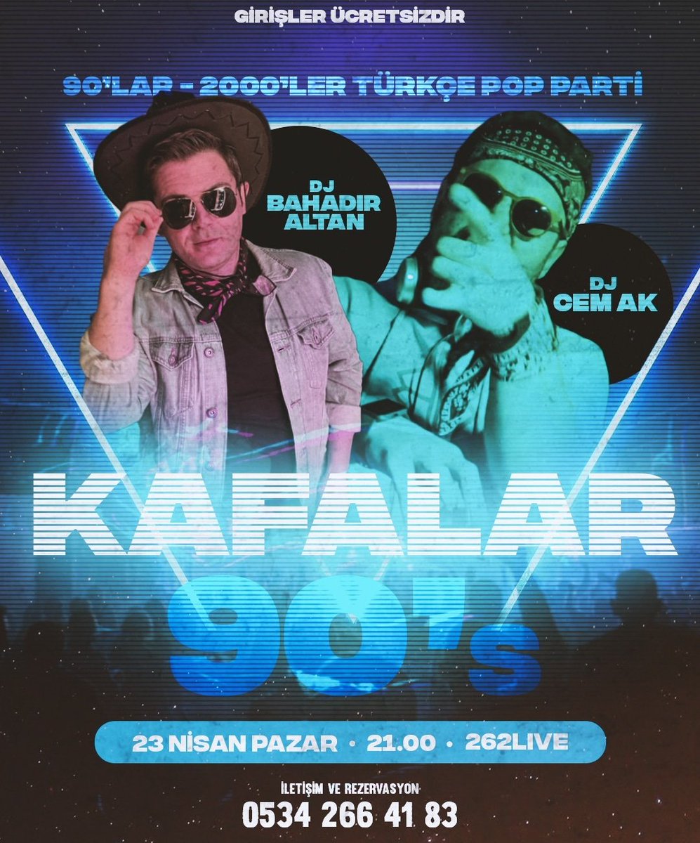 Bayramın 3.günü 262live sahnesinde buluşalım