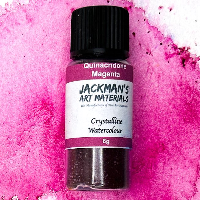 JackmansArt's tweet photo. Quinacridone Magenta Crystalline Watercolour 😍

A unique pigment based crystalline painting medium

Bright, vibrant, transparent and most importantly LIGHTFAST crystal colours that mix easily with water to produce an instant painting medium

https://t.co/kZVeTv6xIB https://t.co/aUuoPRlspU