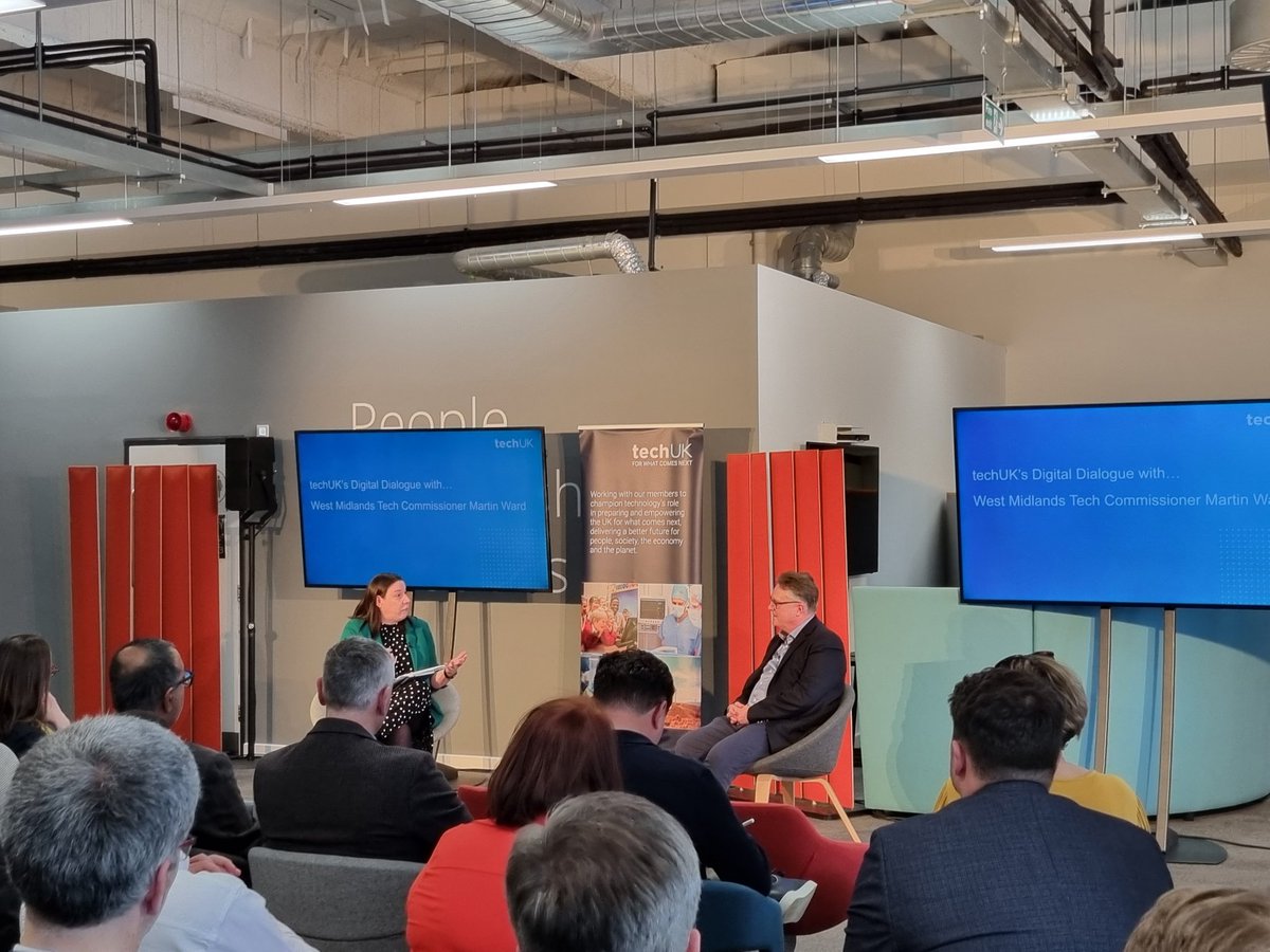 We kickstarted our event at <a href="/advanced/">แป้งร่ำ แววมยุรา</a> offices discussing how can Midlands make the UK a science and tech superpower! 
<a href="/yiannismaos/">Yiannis Maos MBE</a> and <a href="/MrMatt_Robinson/">Matt Robinson</a> introduced our session and we're delighted to listen o a fireside chat with <a href="/ChannelSwimSue/">Sue Daley OBE</a> and Martin Ward!