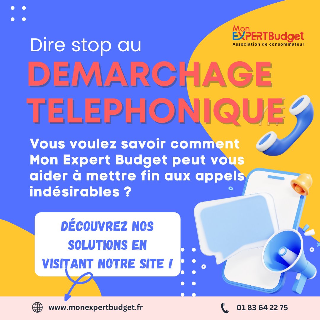 monexpertbudget's tweet photo. Vous voulez savoir comment #MonExpertBudget peut vous aider à mettre fin aux appels indésirables pour de bon ?
Découvrez notre solution en lisant la suite !
đ·https://t.co/05TFbxlwXd
#consommateur #Ganges #Macron #BAYMCI #FCBMCI #JeudiPhoto #conseil #droit https://t.co/bDENFjoxRq