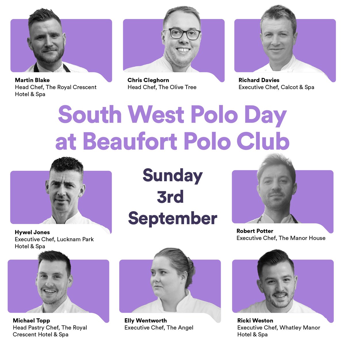Our flagship Polo Day makes its long-awaited return to <a href="/BeaufortPolo/">Beaufort Polo Club</a> this autumn. 8 award-winning chefs led by #MichelinStar <a href="/HywelJonesLP/">Hywel Jones</a> of <a href="/LucknamPark/">Lucknam Park Hotel & Spa</a> will create the day's dazzling luncheon &amp; afternoon cream tea. Read all about it &amp; book your places: ow.ly/GTGv50NKqiS