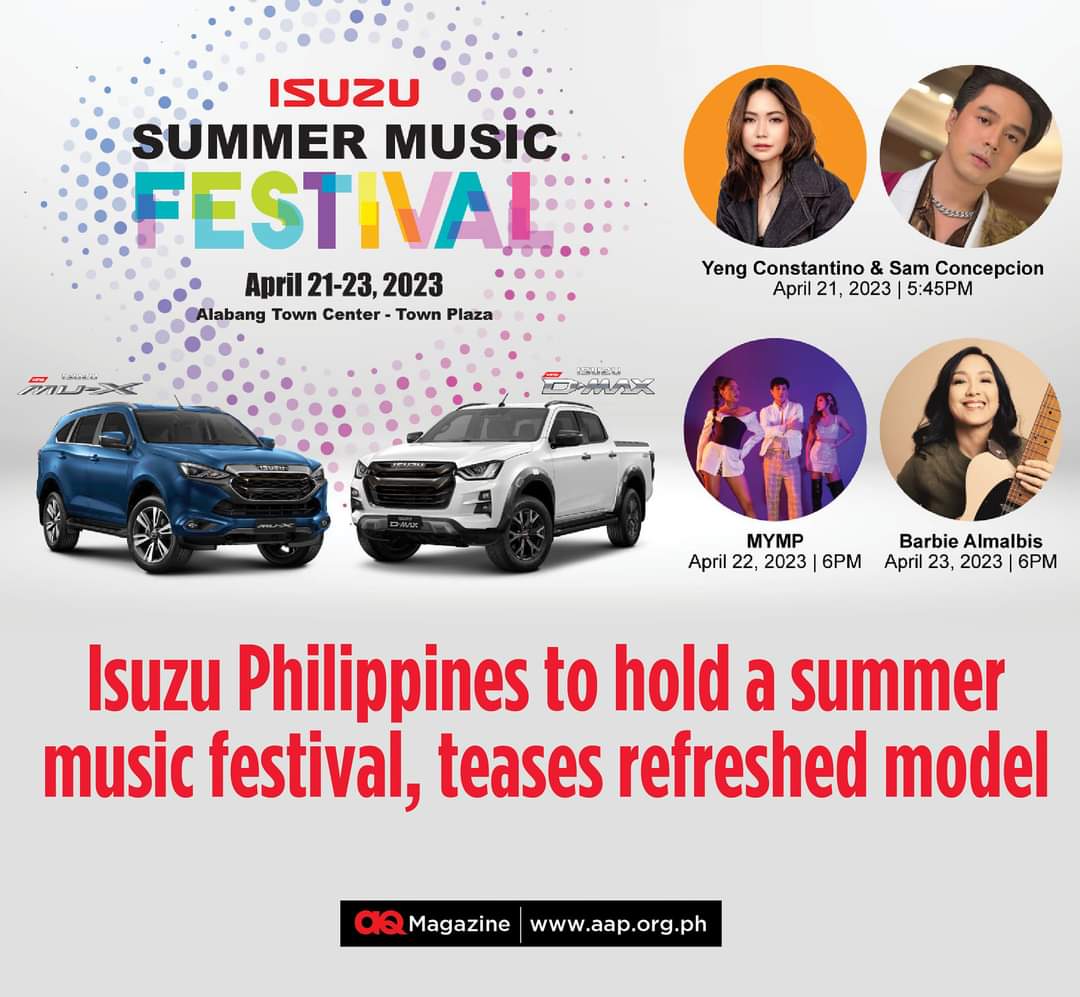 SAMSTERS1017's tweet photo. #Isuzu Summer Music Festival 🎉 🎸
4.21.23
Alabang
See you tomorrow! 🥰
@sam_concepcion #SAMSTERS #SAMSTERS1017 https://t.co/mS1cJKpp9Y