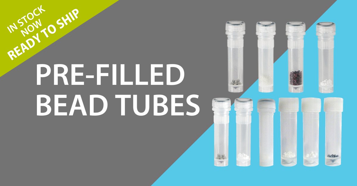 OmniInc's tweet image. Our pre-filled bulk tubes are always filled with an optimized amount of lysing matrix and are available either DNase/RNase Free or Microbial DNA Free. 

IN STOCK &amp;amp; READY TO SHIP &amp;gt;&amp;gt;&amp;gt; bit.ly/404UFcW

#grindingmedia #RNAextraction #DNAextraction #laboratory #grindingmills