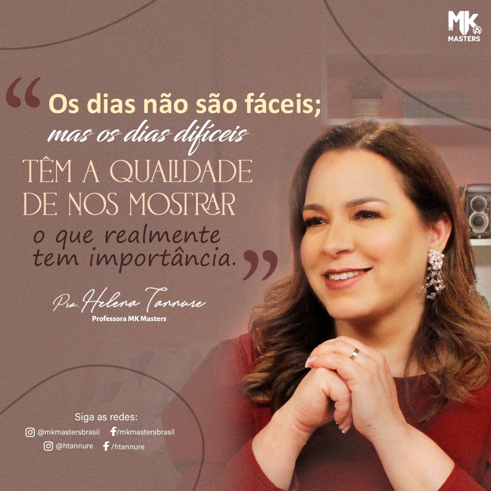 MKMusicBrasil's tweet photo. As dificuldades nos fazem crescer!

Já conhece nossos cursos da @mkmastersbrasil? Lá você encontra diversos especialistas, como a Pra. Helena Tannure, que irão te direcionar para um crescimento pessoal, espiritual e ministerial.

SIGA: https://t.co/wlFZ3NYenQ

#MKMasters #Cursos https://t.co/4DiVWtB3tR