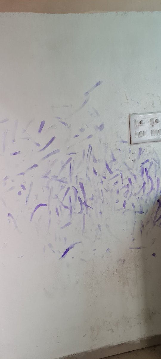 NischolRaval's tweet photo. Anguthabaz.

Maybe only solution is to paint the walls 🟣 purple.

🙏

#thumbimpression
#whattosay
#fingerprint 
#maaf 
#texturepainting https://t.co/BfIqyN0k4c