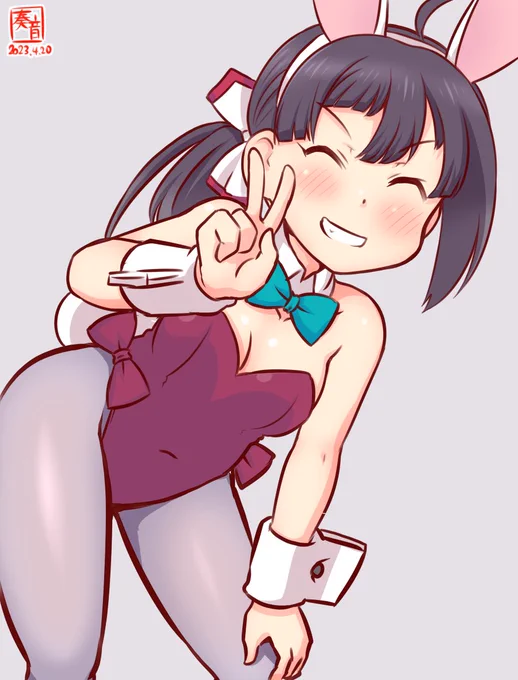 「うん、動画撮影の準備だよ …そうだ、浜ちんも手伝って! もちいいよね?」#艦これ版真剣お絵描き60分一本勝負_20230420#藤波 