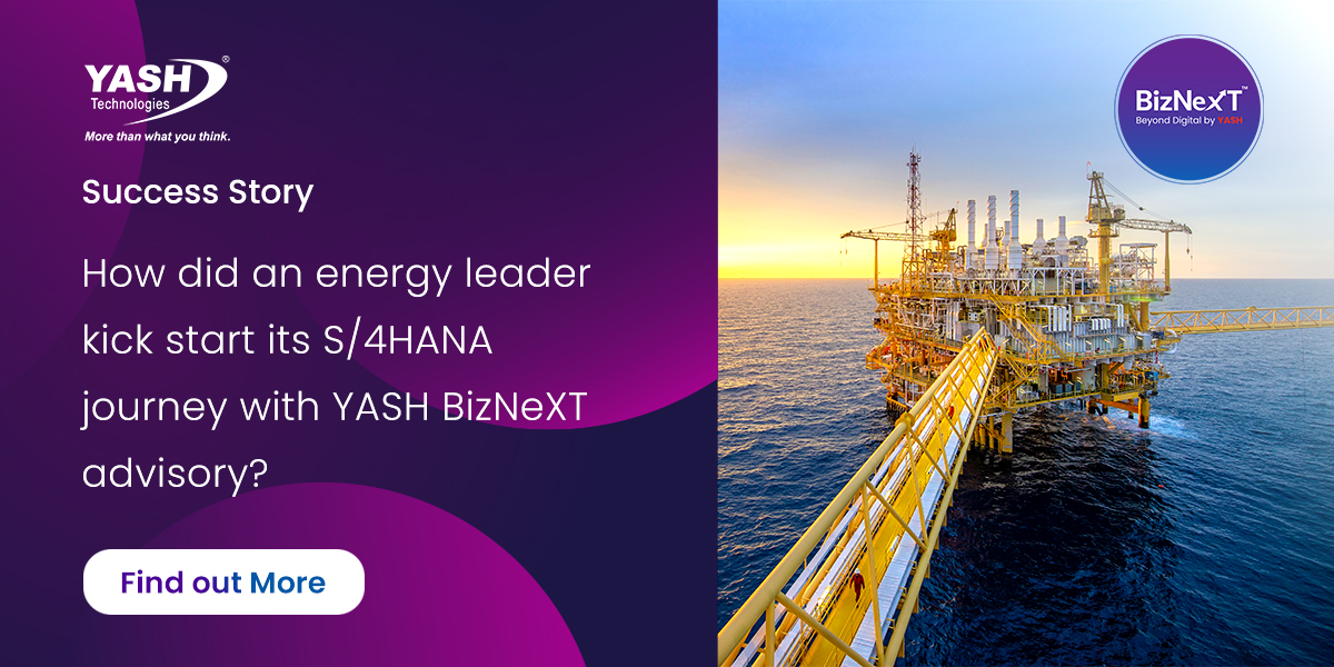 YASH_Tech's tweet photo. From building a robust business case to creating an effective implementation strategy,@YASH_Tech' #BizNeXT team consultatively guided this #global energy leader to navigate its S/4HANA journey successfully. https://t.co/0Iik9urCTA
#BeyondDigital @LetLogicPrevail @NaveenR35447347 https://t.co/8pGwXIeDBB