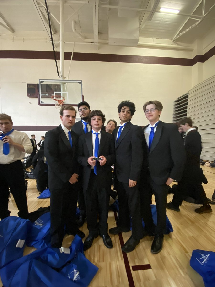 trojanchoirs's tweet photo. Our Madrigal singers had such a good time at contest yesterday! They gained all superior ‘I’ ratings! We couldn’t be more proud of them! Special thanks to Mrs. D, for her hours of playing for rehearsals! #AHSperforms @AndoverSchools @AndoverHighKS https://t.co/lBA38p5Jyp
