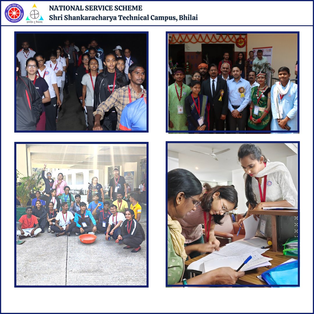 Nss_ssgi's tweet photo. Jai Hind🇮🇳

#GoI, #MinistryofYouthAffairsamdSports, @NSSRDBhopal MP-CG in collab with #GuruGhasidasVishwavidyalaya, Bilaspur, CG organised #NationalIntegrationCamp2023 from 18-24 March 2023 at @ggv_smc Bilaspur.

@YASMinistry
@ianuragthakur
@pankajsinghips
@askabir_
@_NSSIndia https://t.co/yAq7XwhhrP