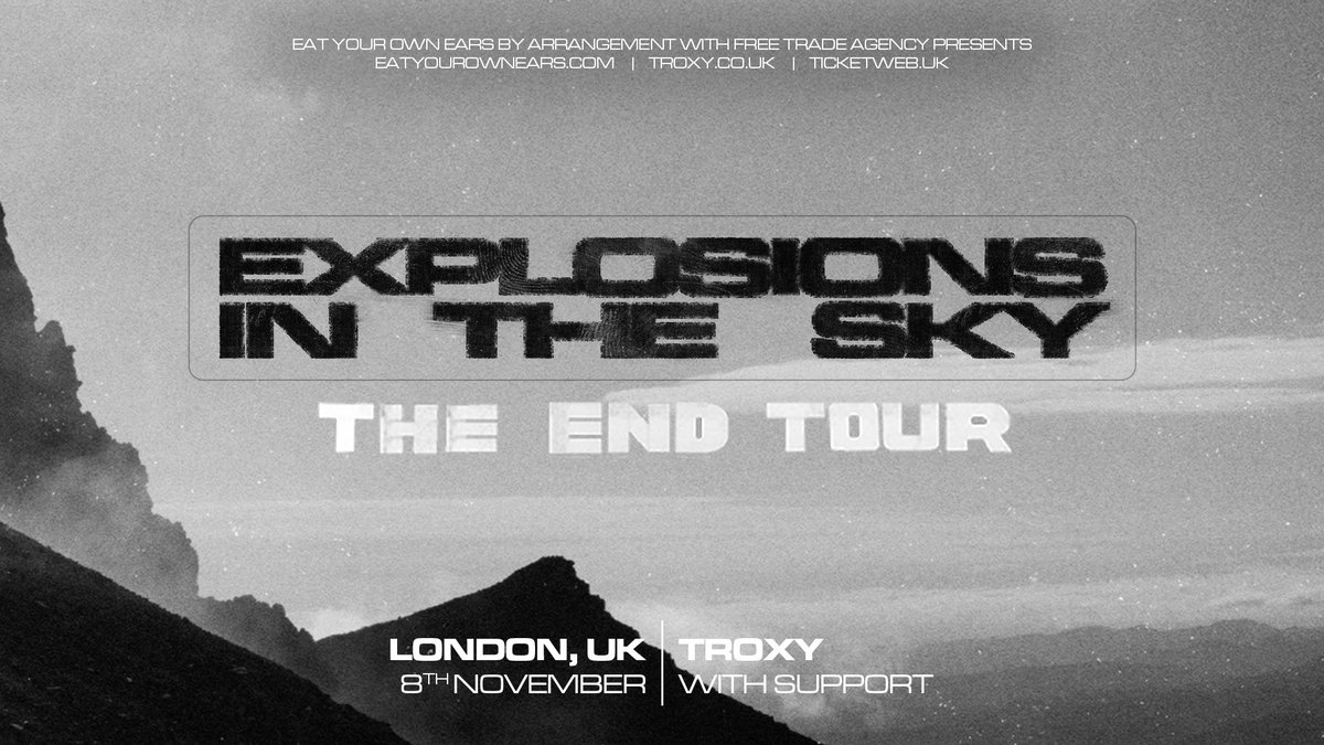 TroxyLondon's tweet image. @EITS Venue Presale @ 10pm via Dice. Passcode EITSTROXY
link.dice.fm/y94ba012ec9f

#EITS #troxylondon #londonwhatson