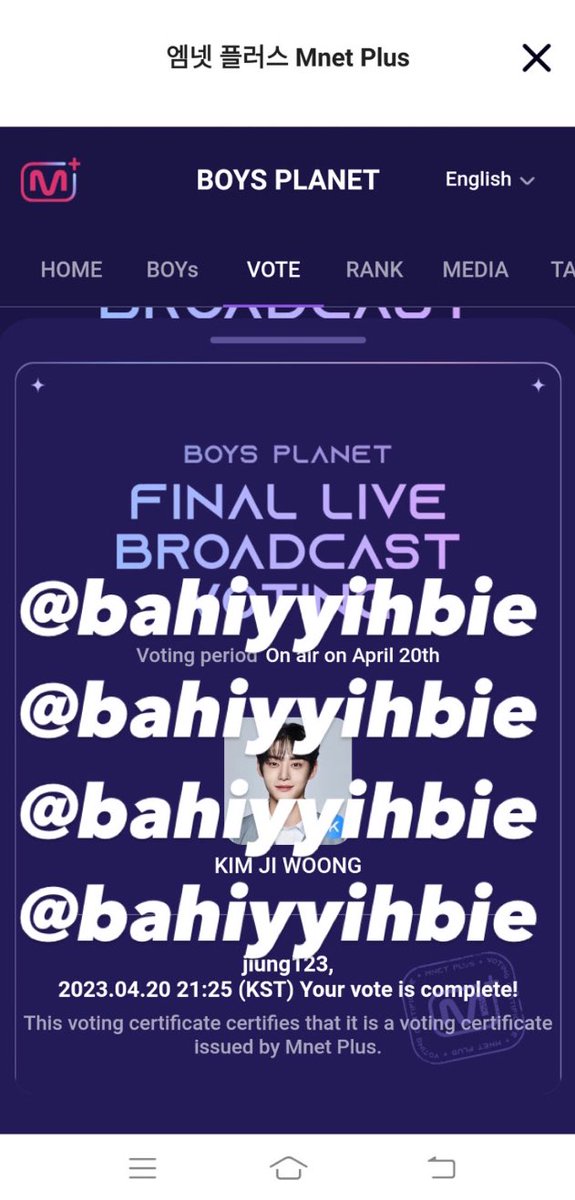 dctstrngr's tweet photo. WOONGDEONGIES, THE LIVE VOTING HAS OPENED CAST YOUR VOTES NOW‼️

#boysplanetsupport
#KIMJIWOONG #김지웅 #BOYSLAND #HereIAm_KIMJIWOONG #OURSTARJIWOONG #OnlyOneJiwoong https://t.co/ZzbI48O10w