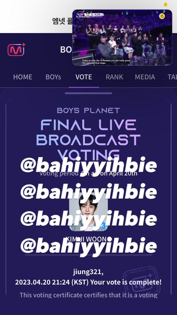 dctstrngr's tweet photo. WOONGDEONGIES, THE LIVE VOTING HAS OPENED CAST YOUR VOTES NOW‼️

#boysplanetsupport
#KIMJIWOONG #김지웅 #BOYSLAND #HereIAm_KIMJIWOONG #OURSTARJIWOONG #OnlyOneJiwoong https://t.co/ZzbI48O10w