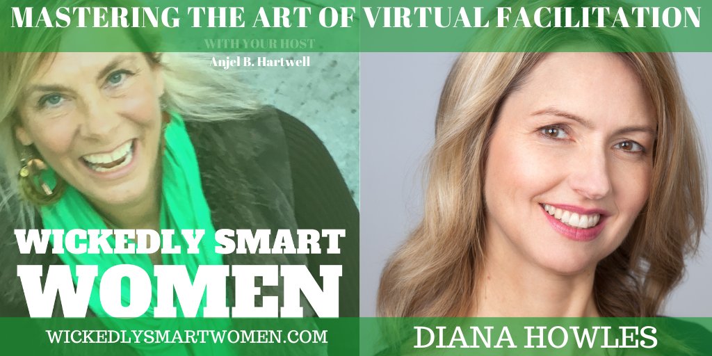 DianaHowles's tweet photo. #Podcast Alert: You won't want to miss my discussion with the brilliant &amp; talented @AnjelBHartwell on her 8x award winning and #1 Internationally ranked @WSW_Podcast! Listen in as we explore all things virtual and how you can master #virtual facilitation! https://t.co/lJUgO80U7G https://t.co/zIUnyOZjYq