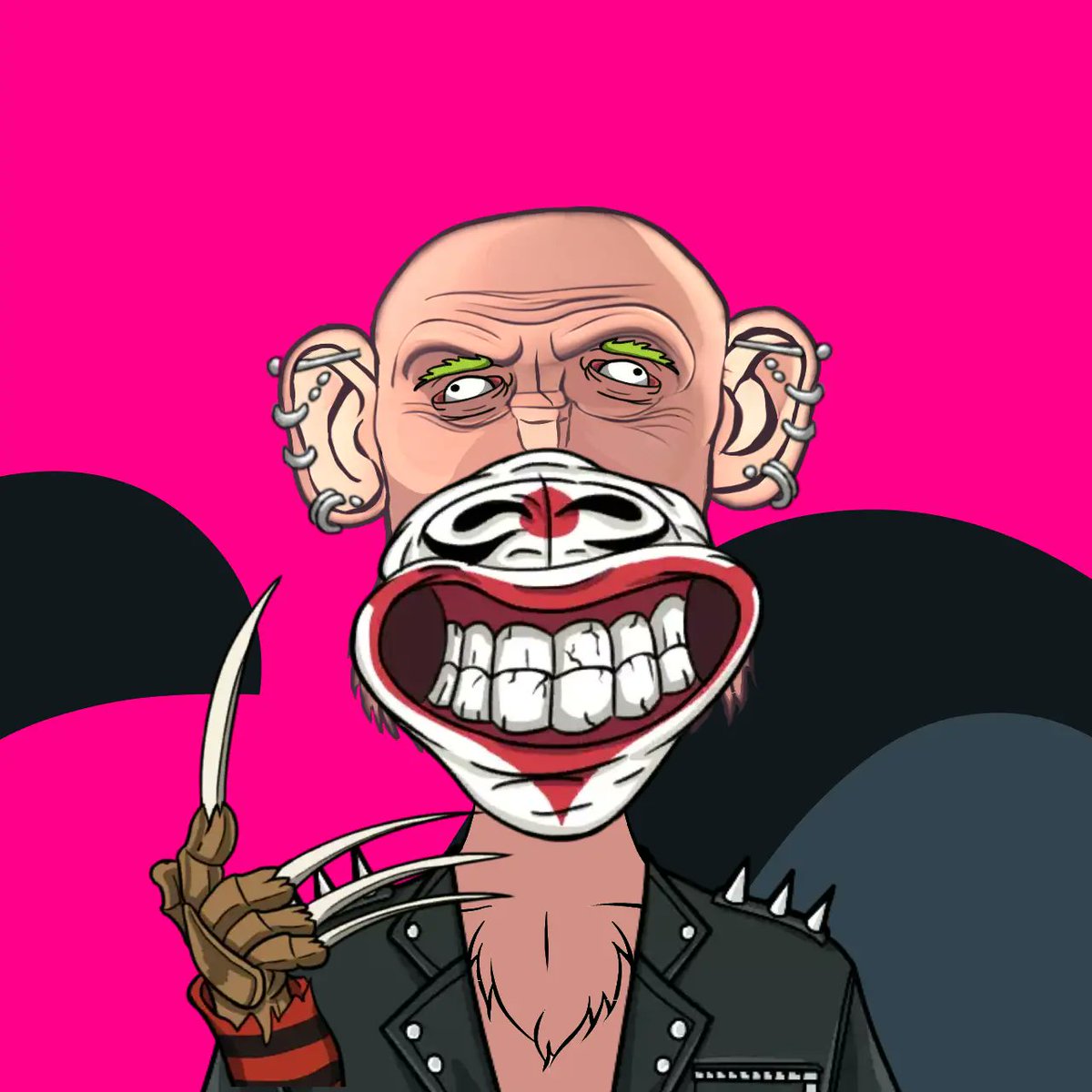 unpredictable nature. Created with bold, vibrant colors and dynamic compositions, each piece in this collection will capture your attention and take you on a wild ride through the world of crazy apes.

2/2