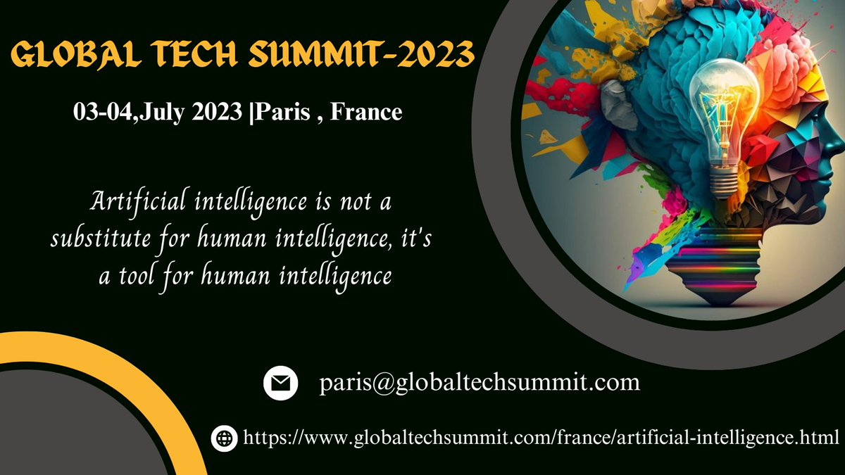 globaltech2023's tweet image. Attention researchers and academics! The call for abstract submissions for #Global_tech_summit_2023 is now open. Share your latest findings and insights with fellow experts in your field. 
Submit your research now: globaltechsummit.com/france/artific…