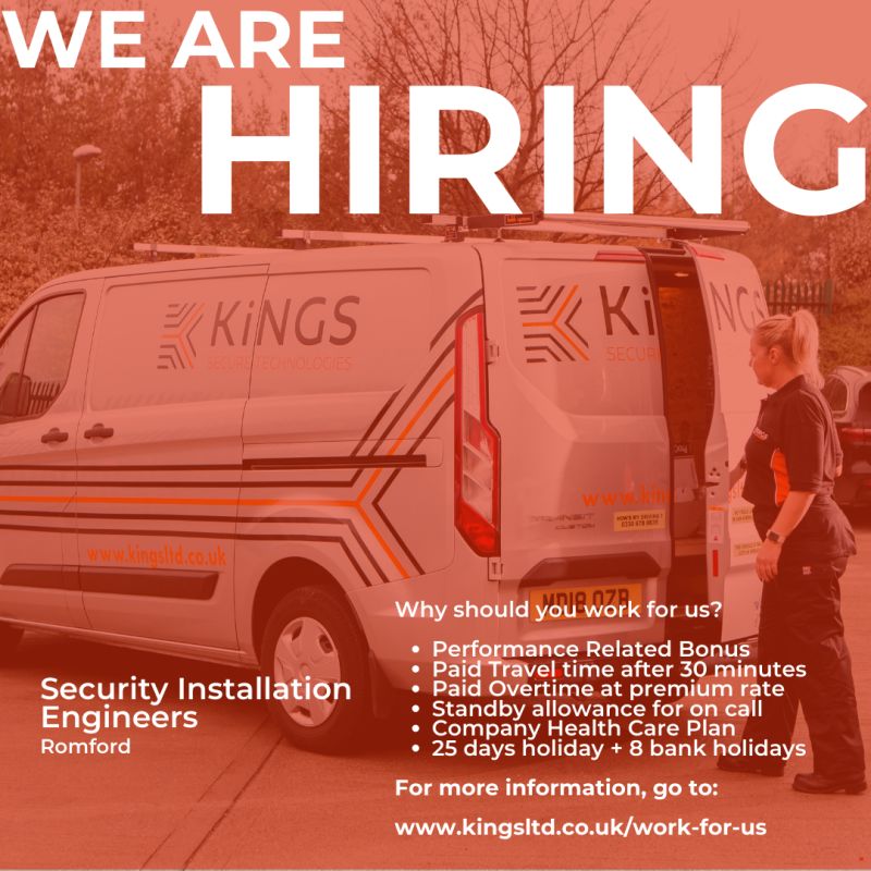 #wearehiringnow
Join our team as a #SecurityInstallationEngineer in #Romford...

👨‍🔧 🔐 🔥 👩‍🔧
Please contact our #Recruitment team for more details!
lnkd.in/eN-g4Sm2

#TeamKST #fireandsecurity #KST #jobscareers #workforus #opportunities #careerdevelopment #careeropportunity