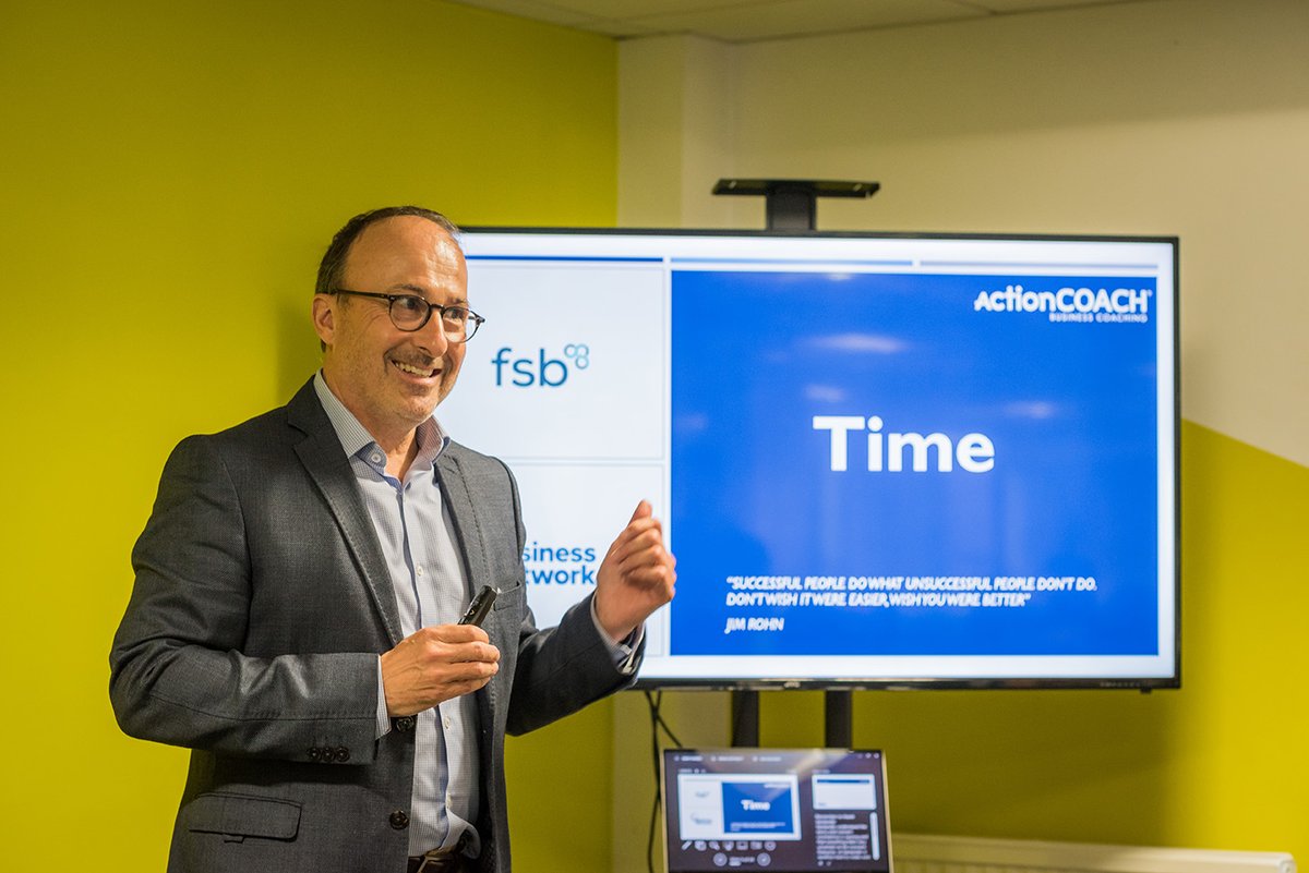 Great to host a fascinating talk on 'Time' and its importance for #smallbusiness this week. #coworking #freelancer #startup