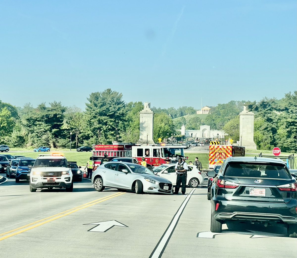 Good luck crossing the Memorial Bridge. <a href="/WTOPtraffic/">WTOP Traffic</a>