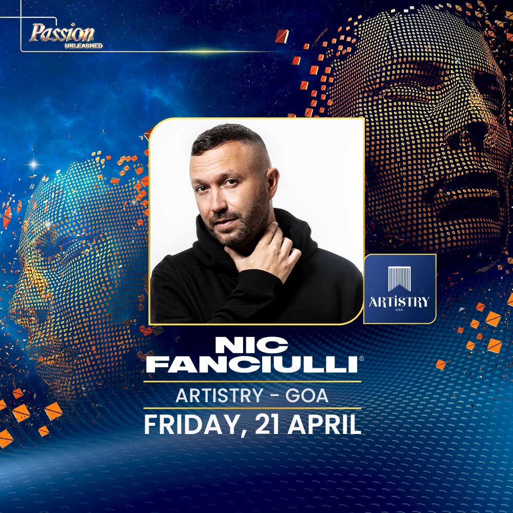 NocturnalNet_'s tweet photo. Announcement: #PassionUnleashedExperience Featuring International DJ, Grammy-nominated producer, and Saved Records owner
@nicfanciulli 

Friday, 21st April I @artistrygoa_ 
Tickets: https://t.co/dcHBBFiT2D

#NicFanciulli #IndiaTour #Goa #ArtistryGoa #PassionUnleashed https://t.co/pXl3fffb8p