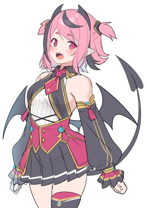 ギザ歯小悪魔ちゃん。デザイン直しつつ後で描きたい 