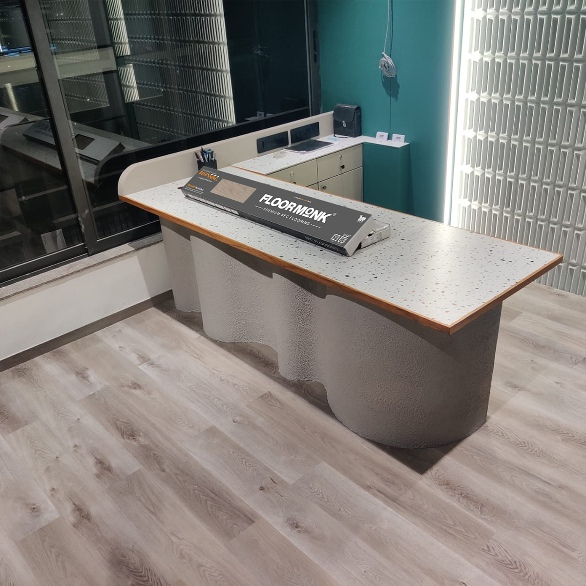 floormonk12's tweet photo. Another satisfied client in Rajkot, Gujarat. Upgrade your space with our durable and stylish #SPCflooring

Let us help you with your next flooring project - 9409908294

#spc #spcflooring #officespace #officelife #officedecor #commercialflooring #rajkotnews  #floormonk https://t.co/XxM0op8DvG