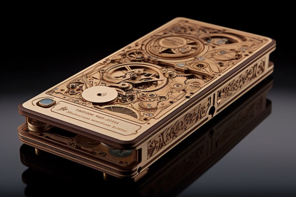 rohitgaikwad's tweet photo. If Leonardo Da Vinci designed the smartphone.

#midjourney https://t.co/GJHzTsLDnD