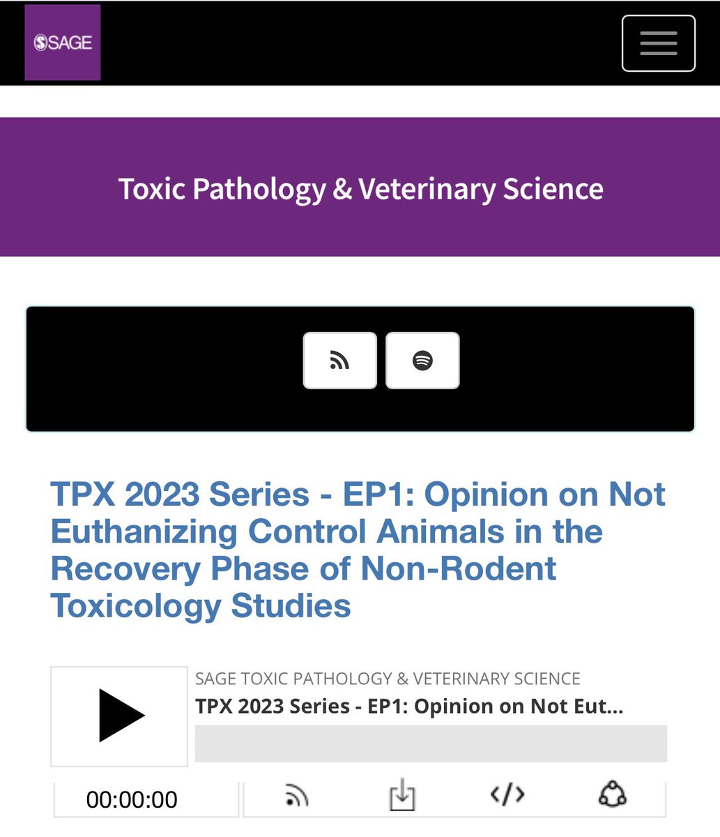 Good morning, @SageJournals, we’re “toxicologic” not “toxic”!