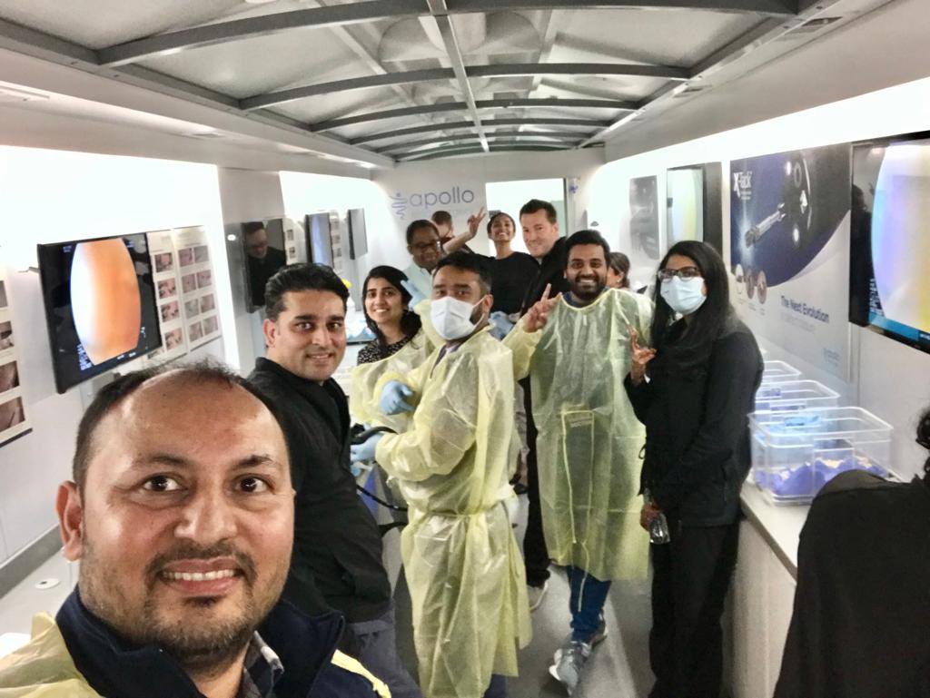 An awesome day learning endoscopic 🪡 with the <a href="/UpstateGastro/">Upstate Gastroenterology</a> family and @APOLLO_ENDO. Thankful for our mentor <a href="/MuzaffarAkbar/">Hafiz Muzaffar Akbar Khan</a> for this experience !