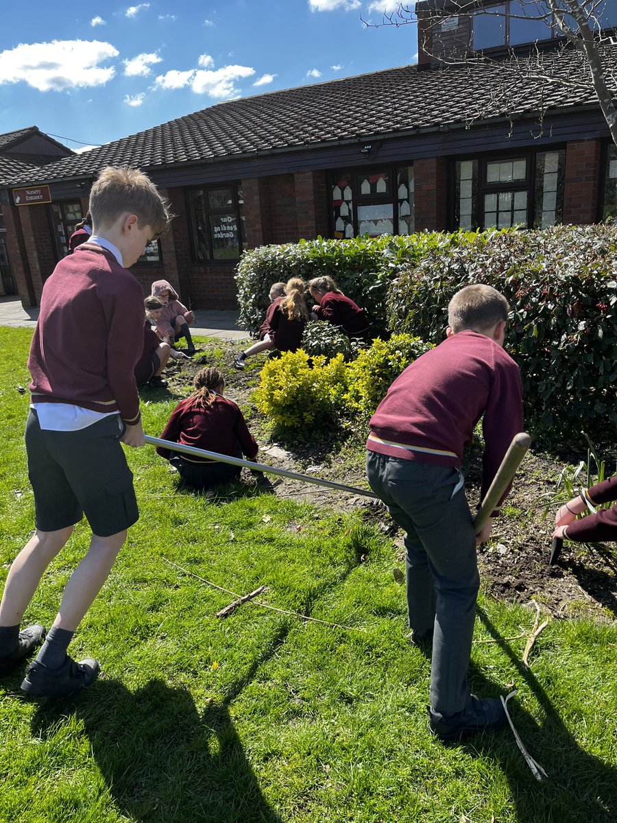 stedwardsrc's tweet photo. #The LaudatoSi / Eco club planting wildflower and nasturtium seeds they collected last year from the Laudato Si centre. https://t.co/8NS8DcHQK7