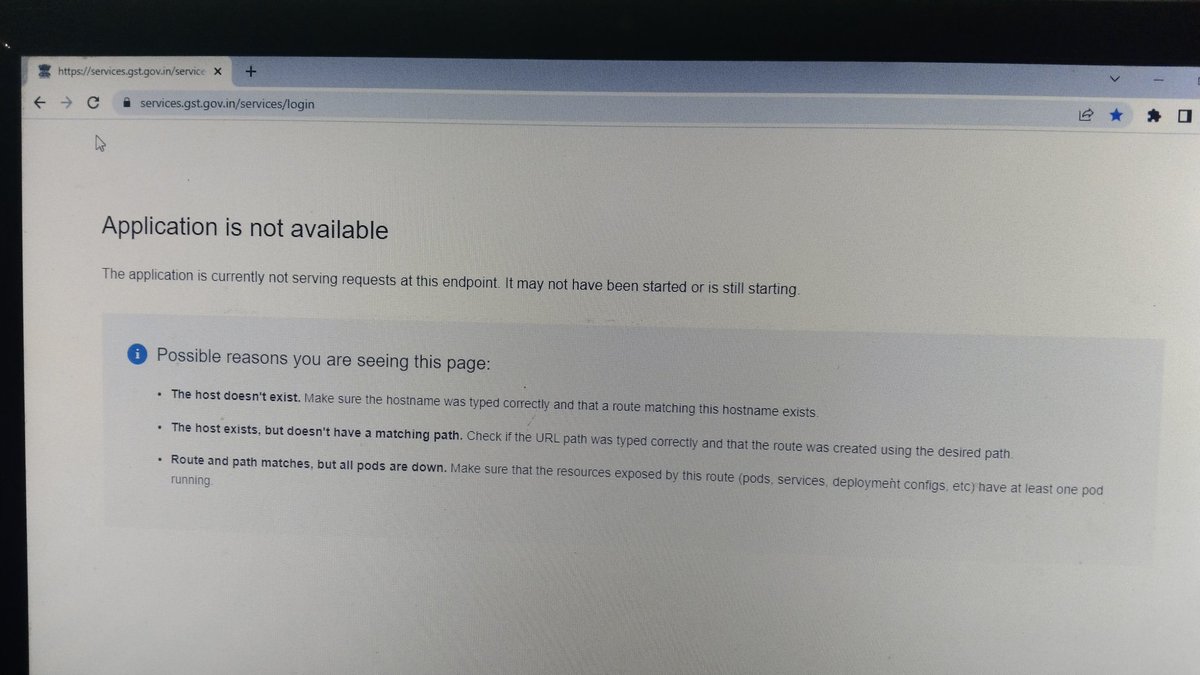 tiwari_cs's tweet photo. @cbic_india Site is not working properly from last 3 hours https://t.co/9pmvIZ3Hb9