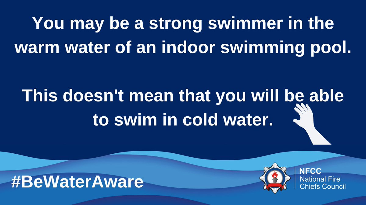 SFRSYourSafety's tweet photo. The water may look inviting but even on a warm day the water will be cold.
It doesn’t matter if you are a strong swimmer.
Jumping into the water to cool off can lead to cold water shock, which can result in drowning.
Download our leaflet: https://t.co/1tFeapDObH
#BeWaterAware https://t.co/LEFPDF30Aq