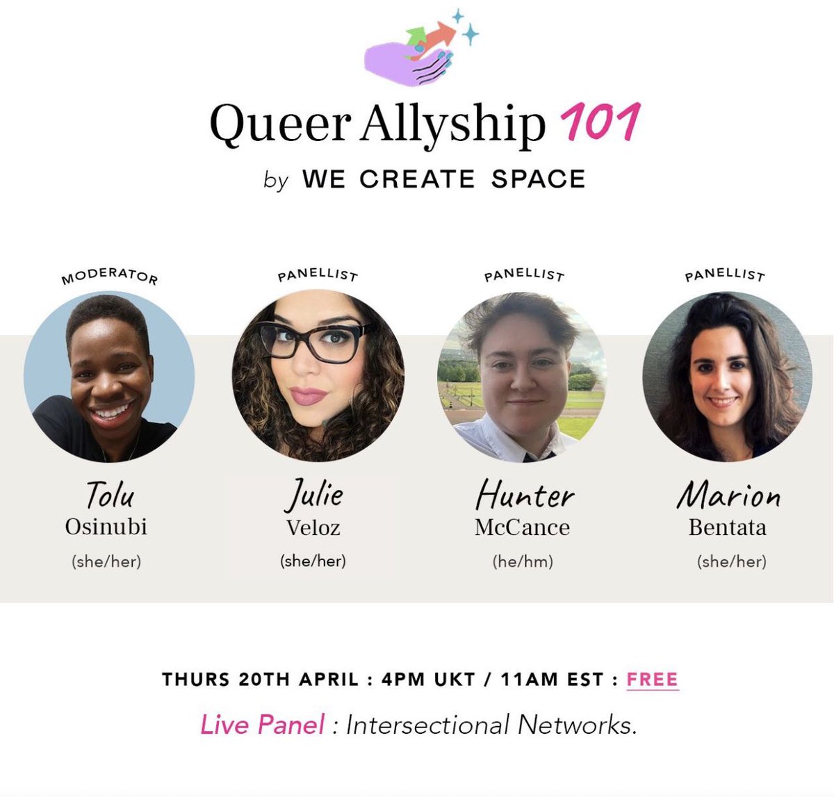 JulieVeloz's tweet image. Register your place now: lnkd.in/gZP7dA9T
You'll leave with an understanding of how to create cultures of safety where LGBTQ+ colleagues feel safe to speak up and ways to leverage intersectionality.
#DEI #Intersectionality  #Inclusion #QueerAllyship #psychologicalsafety