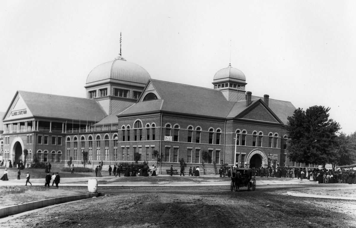 sangamonlink's tweet photo. The young architect who designed the Exposition Building at the Illinois State Fairgrounds … A look at John Rinaker and his associates, by William Cellini Jr. New on SangamonLink: https://t.co/SWWFZpBnYS https://t.co/fY4AtOSara