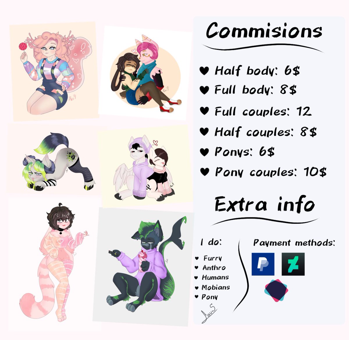 Commisions are open 😀❤️
