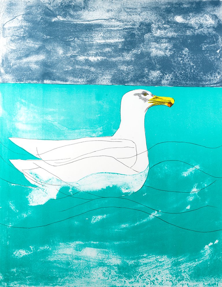 mimauseful's tweet photo. We've been taking part in @artfund #TheWildEscape with families who visit & we're getting ready for #EarthDay to celebrate #wildife & #creativity. Image: Elisabeth Frink England, 1930-1993, Herring Gull from the Seabird Series, held within our #MiddlesbroughCollection https://t.co/dKwi3oT7nB
