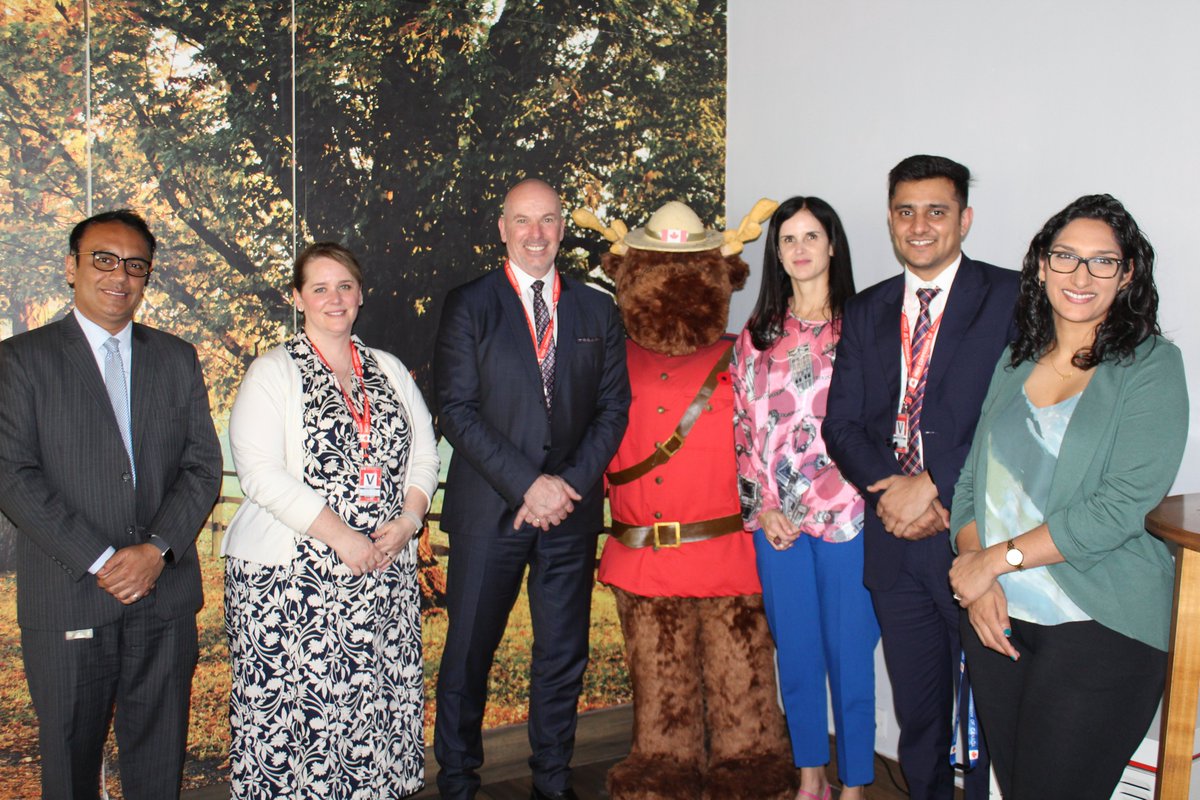 We enjoyed a touch of Canadiana <a href="/CanadainIndia/">Canada in India</a> High Commission in Delhi. More importantly we appreciate their expertise and strategic support as we work together on student and faculty mobility between King's and our Indian partners. #CanadaIndia