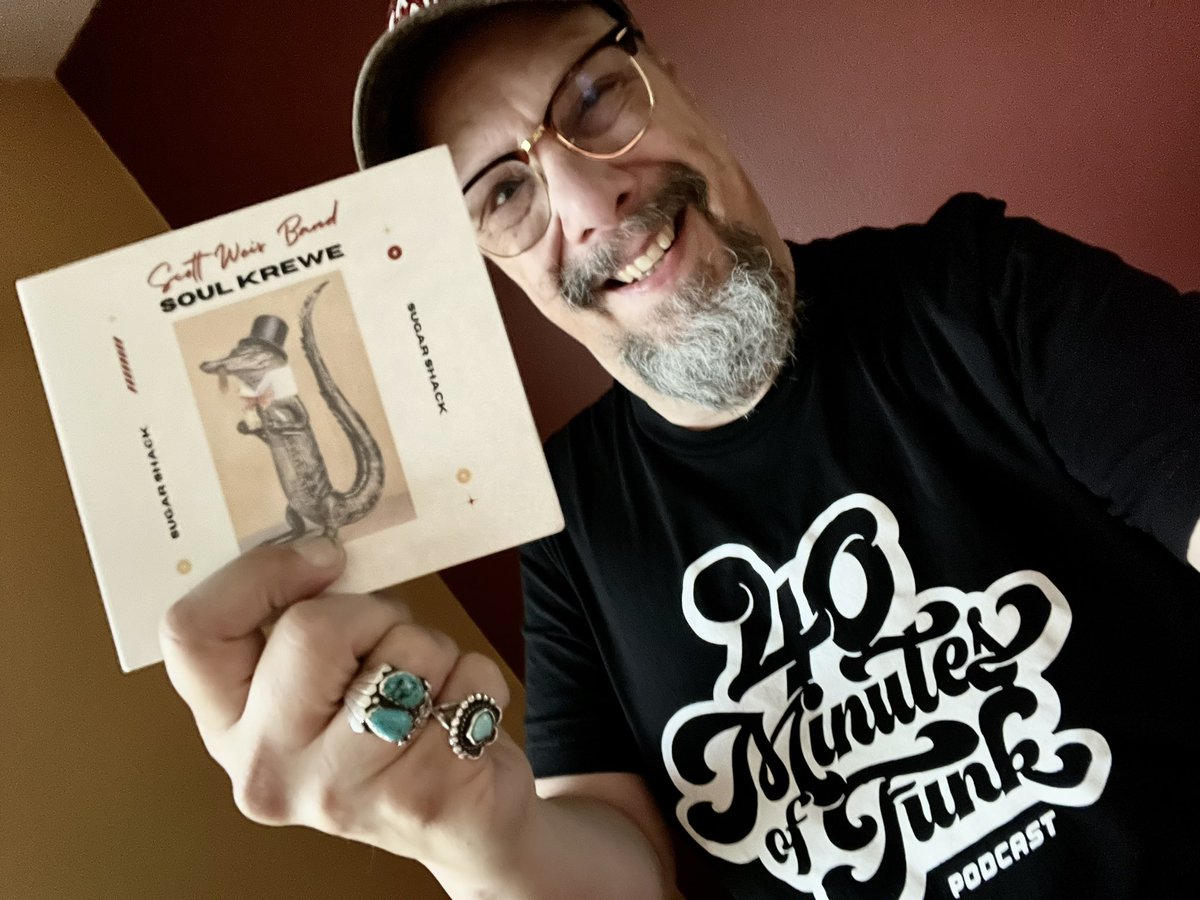 Tune in this weekend to PhillyCheezeBlues.blogspot.com for PhillyCheeze review # 610 featuring <a href="/scottweisband/">scott weis band</a> Scott Weis Band Soul Krewe - Sugar Shack 👍🎶🎸😎

Thanks to <a href="/40minutesoffunk/">40 Minutes of Funk Podcast</a> for the t-shirt!   If you haven’t heard this podcast, you’ll want to start subscribing. 

#newmusic