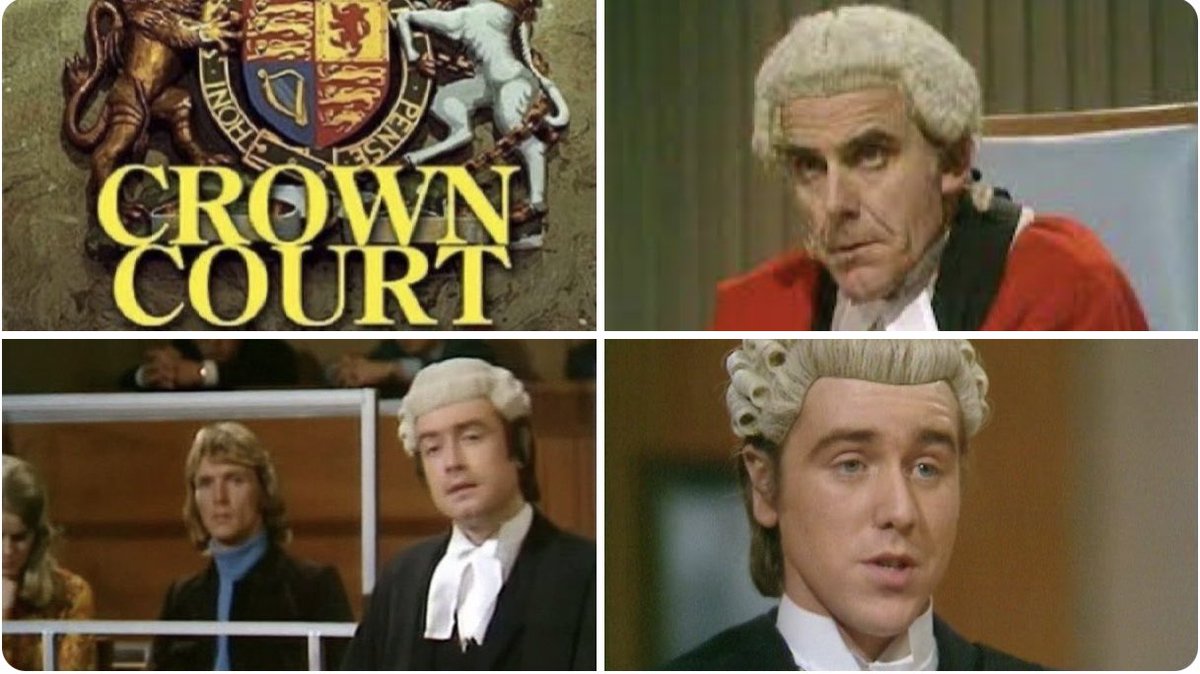 SaveRedlandLibr's tweet photo. 2:30pm TODAY on @TalkingPicsTV
From 1973, s2 Case 15 part 2 (of 3) of #CourtroomDrama #CrownCourt “Blackmail: Regina v Brewer and Brewer - Part 2” directed by #GerryMill & written by #DavidWeir
🌟#EdwardJewesbury #DavidAshford #JohnAlkin #AnnMorrish #IanMcCulloch https://t.co/WZGF84QA85