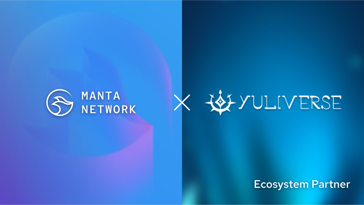 MantaNetwork's tweet image. 📢Yuliverse x Manta: NPO GameFi Partner Announcement

@TheYuliverse has partnered with @MantaNetwork to offer privacy-enhanced zkSBTs to its users!🎊

Get the free OAT for the Yuliverse x Manta Partnership below🆓👇

galxe.com/mantanetwork/c…

⏳[1/4]