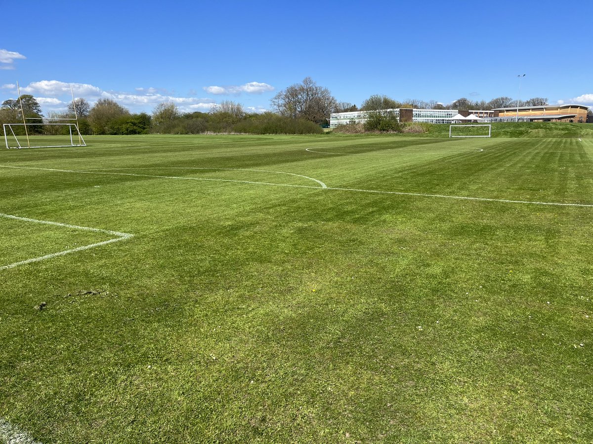 pleasantviewgm's tweet photo. Pitches ready at Holy Cross for @C_W_J_F_C Highfield looks great too but someone didn’t get a picture…….🙈 https://t.co/xibmaYNHPB