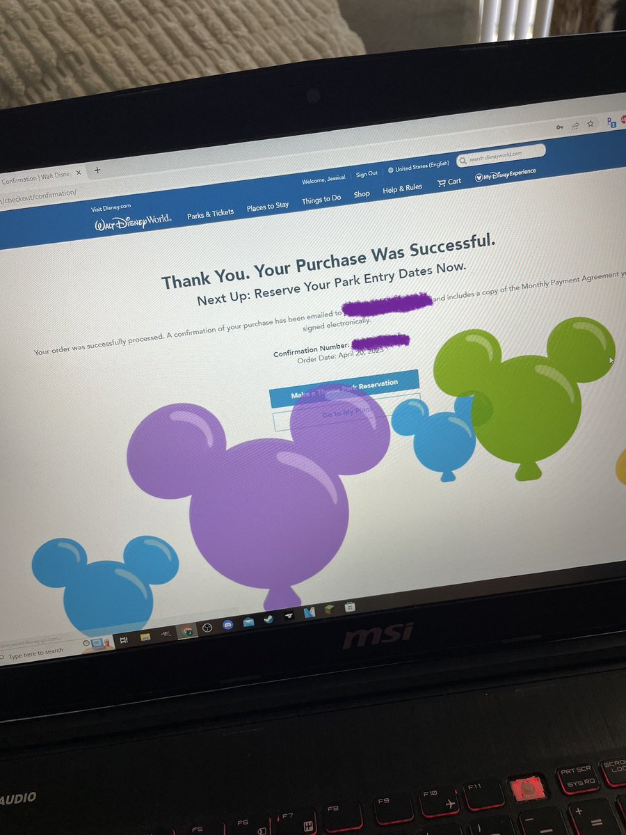 Omg! Finally got the Disney annual pass! 🎉

An hour of waiting for the sale to start, then an hour in the queue, and another hour trying to checkout and getting error messages but it’s finally over and I’m so excited!!
