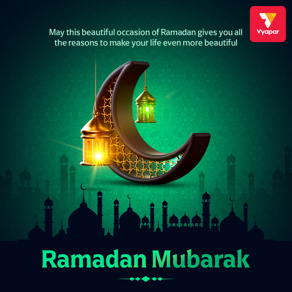 VyaparApp's tweet photo. Ramadan Mubarak ✨🌙
#ramadankareem #ramadanmubarak #ramadan #ramdan #ramzan #ramzanmubarak #love #trading #IPL2O23 #tradinglife #ramadankareem #trending #share #eidmubarak #greetings #youtuber #greets #tranding #sharewithfamily #vyaparapp #accountingapp #gstsolution https://t.co/7jwDf13YPT